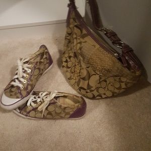 Coach shoes and purse